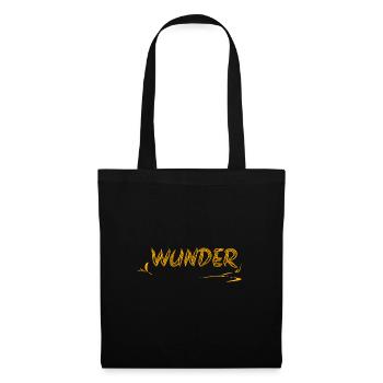 Geschenkidee Wunder - Stoffbeutel - Schwarz - Vorne