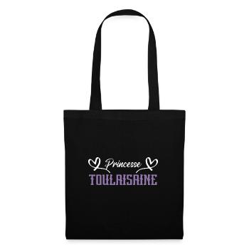 Princesse toulousaine - Sac en tissu - noir - Devant