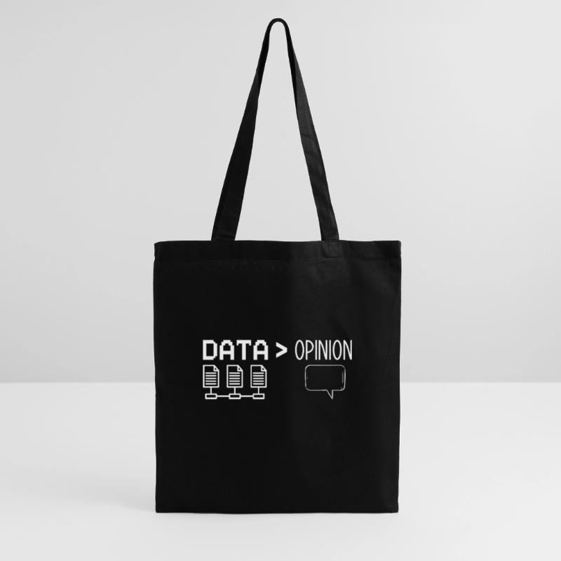 Data > Opinion Artificial Intelligence Data Stoffbeutel