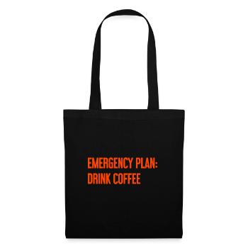 Coffee Contingency Plan - Tote Bag - black - Front