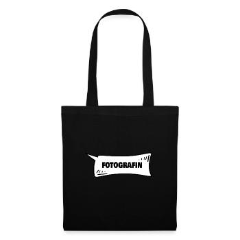 Speech Bubble Photographer - Tote Bag - black - Front