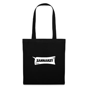 Speech bubble dentist - Tote Bag - black - Front