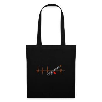Flamethrower snow removal gift - Tote Bag - black - Front