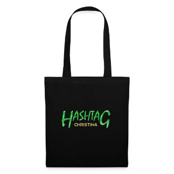 Hashtag Christina - Sac en tissu - noir - Devant