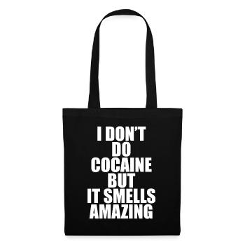 Citation sur la cocaïne - Sac en tissu - noir - Devant
