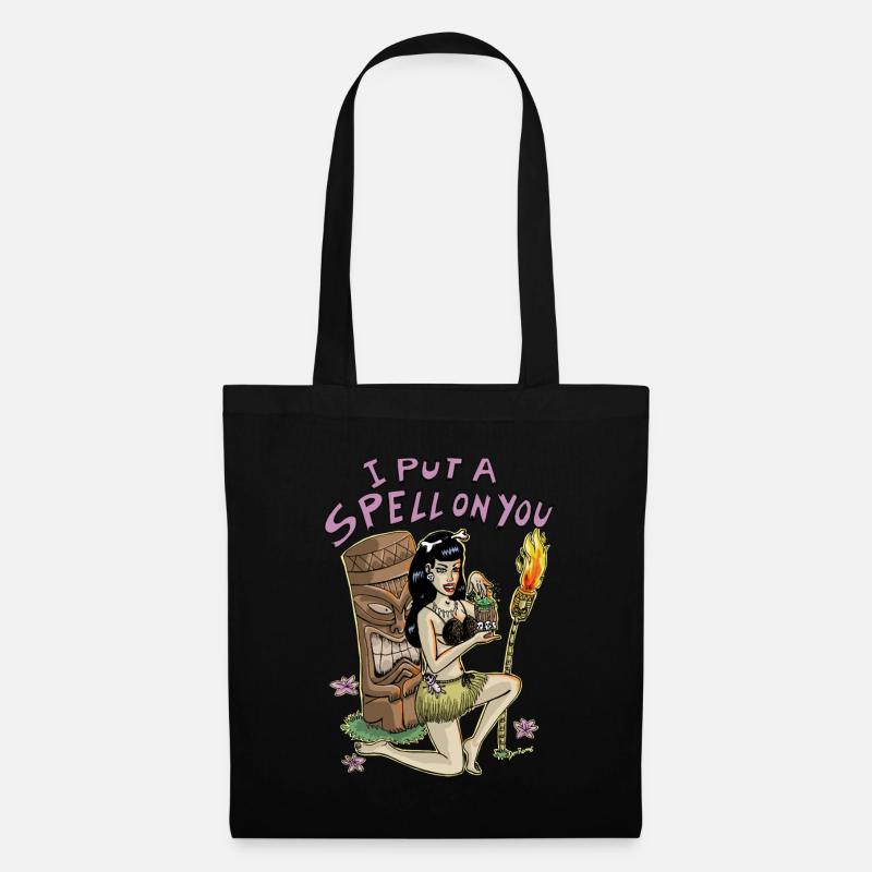 i put a spell on you - Stoffbeutel - Schwarz