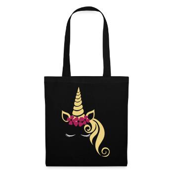 Unicorn Princesses Unicorn - Sac en tissu - noir - Devant