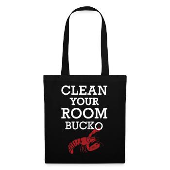 Jordan Peterson T-Shirt - Nettoyez votre chambre - Sac en tissu - noir - Devant