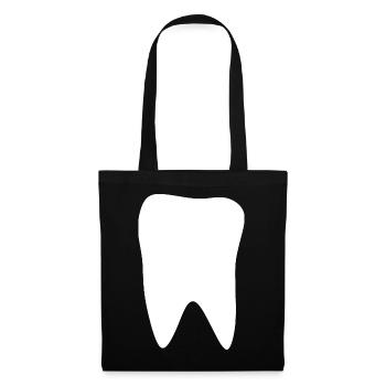Tooth, Teeth, Dentist - Tote Bag - black - Front