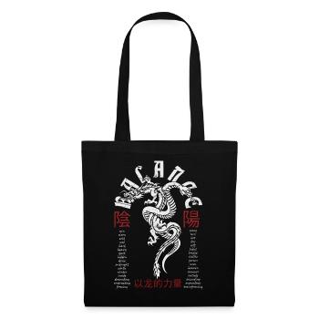 Chinese dragon and snake - Tote Bag - black - Front