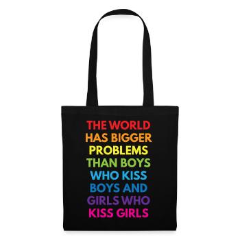 LGBTQ+ - Sac en tissu - noir - Devant