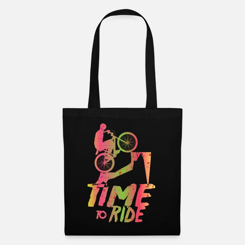 Mountain bikers - Tote Bag - black