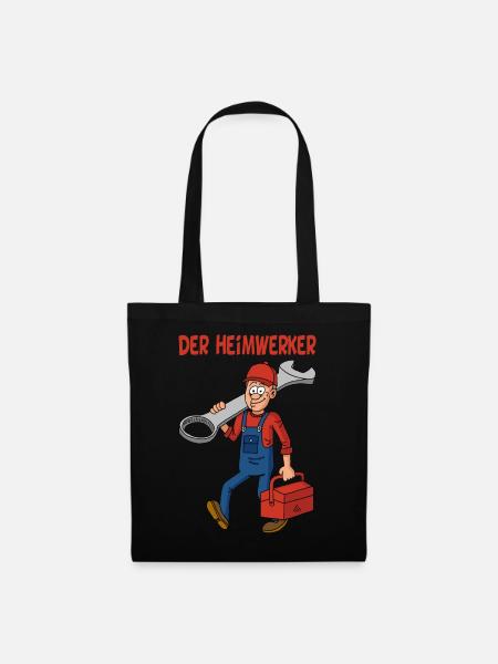 der Heimwerker - Stoffbeutel - Schwarz