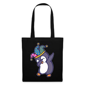 Oiseau de mer Cool Sweet Penguin Animal Drôle d’oiseau - Sac en tissu - noir - Devant