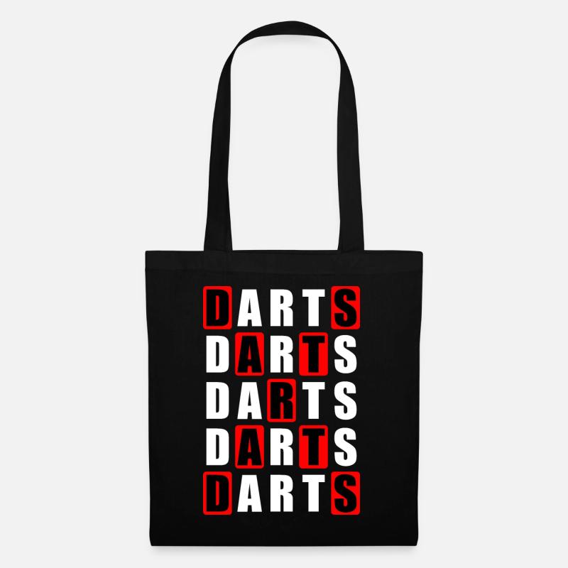 Darts Logo - Stoffbeutel - Schwarz