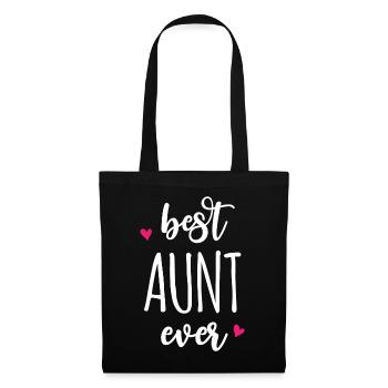 Best Aunt Ever - Tote Bag - black - Front