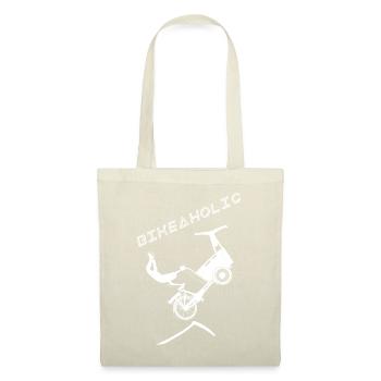 Bikeaholic load wheel white - Tote Bag - nature - Front
