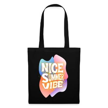 Nice summer vibe - Tote Bag - black - Front