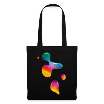 Flowing Paint Bubbles – Lava Lamp Magic - Tote Bag - black - Front