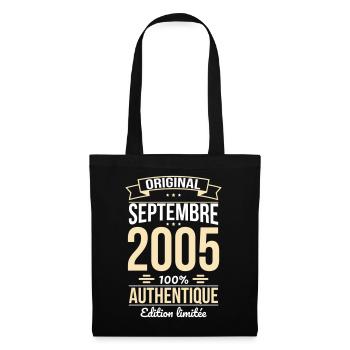 20th Anniversary - Original - September 2005 - Tote Bag - black - Front