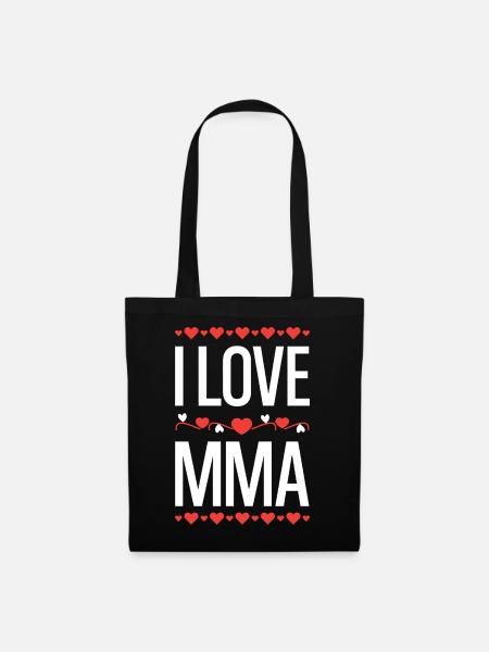 I LOVE MIMA  - Stoffbeutel - Schwarz