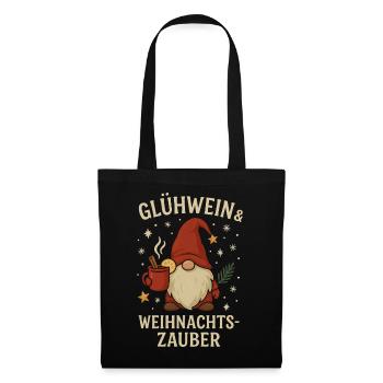 Mulled Wine Gnome Christmas Magic - Tote Bag - black - Front