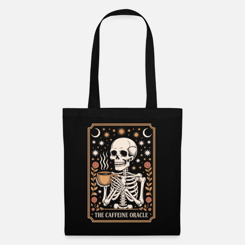 The Caffeine Oracle Kaffee Orakel Tarot - Stoffbeutel - Schwarz