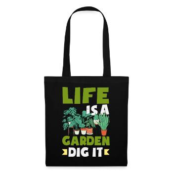 Garten- Und Pflanzenliebhaber Geschenke - Stoffbeutel - Schwarz - Vorne