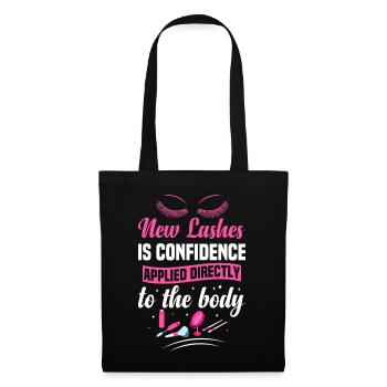  Eyelash Tech Cosmetologist Eyelash Technician - Tote Bag - black - Front