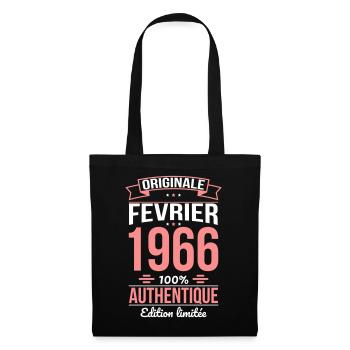 60-årsjubileum - Original - februari 1966 - Tygväska - svart - Fram