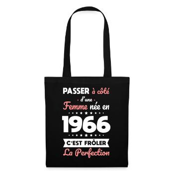 Born in 1966 – Coming close to perfection - Tote Bag - black - Front
