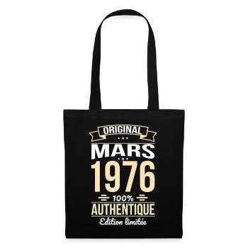 50th Anniversary - Original - March 1976 - Tote Bag - black - Front