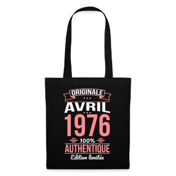 50th Anniversary - Original - April 1976 - Tote Bag - black - Front