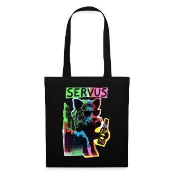 Sanglier alpin frais - Sac en tissu - noir - Devant