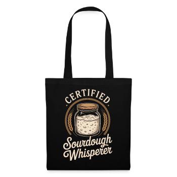 Sourdough Whisperer Jar Badge - Tote Bag - black - Front