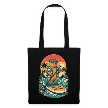 Capybaras SUP Paddleboard Board Stand Up Paddle - Tote Bag - black - Front