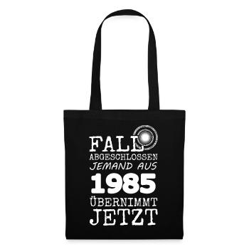 1985 - Stoffbeutel - Schwarz - Vorne