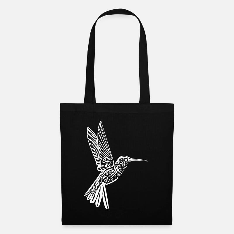 Kolibri - Stoffbeutel - Schwarz