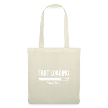 Pet chargement drôle blague humour blague malodorante cadeau - Sac en tissu - nature - Devant