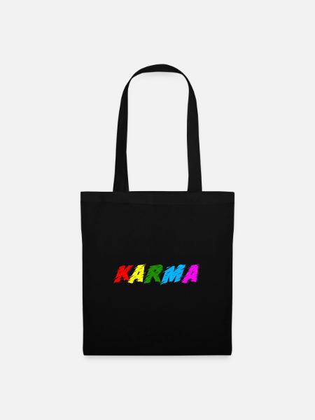 Karma - Stoffbeutel - Schwarz