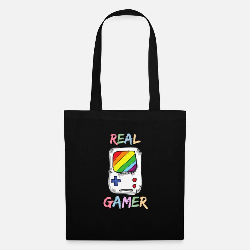 Game Boy Real Gamer F089 - Stoffbeutel - Schwarz