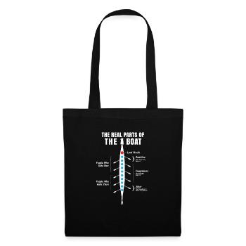 Sports aquatiques de remise en forme pour les rameurs - Sac en tissu - noir - Devant