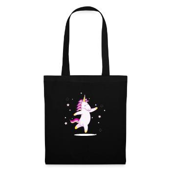 A unicorn dancing in the stars - Tote Bag - black - Front