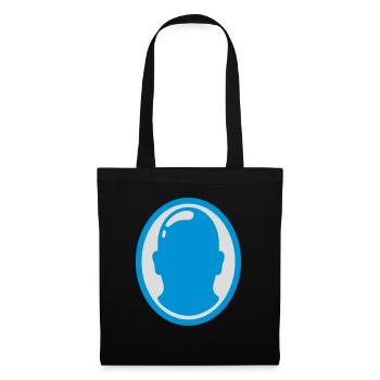 Bald Man Logo Design - Tote Bag - black - Front