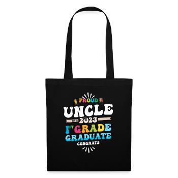 Proud Uncle of a 1st Grade Class of 2023 - Tote Bag - black - Front