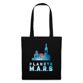 Planète Mars 2 - Sac en tissu - noir - Devant