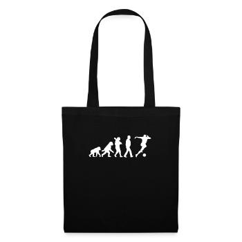 Evolution of football - Tote Bag - black - Front