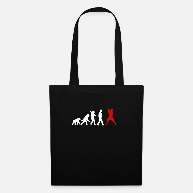 Evolution of the samurai - Tote Bag - black