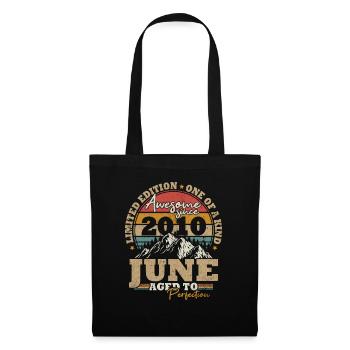Juin 2010 Vintage Cadeau D’anniversaire 13 ans - Sac en tissu - noir - Devant