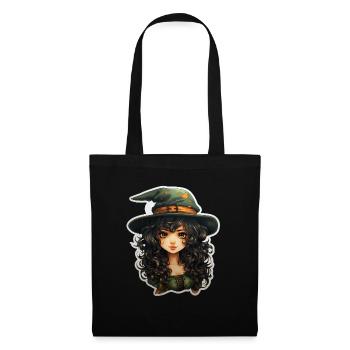 Halloween Witch I Cartoon Style I Witch - Tote Bag - black - Front